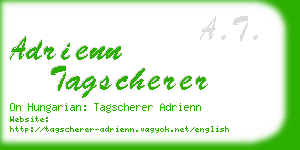 adrienn tagscherer business card